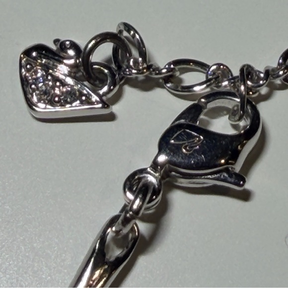 Swarovski Alana Heart Pendant Necklace Pink & Clear Crystals - Picture 6 of 7